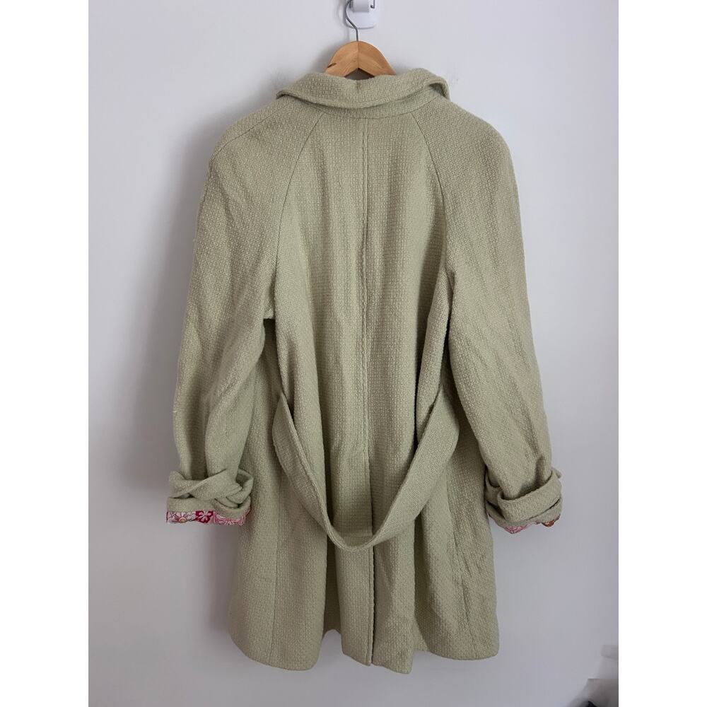 Vintage Marvin Richards Wool Blend Coat – Floral Lining – Women’s Large - Picture 8 of 8